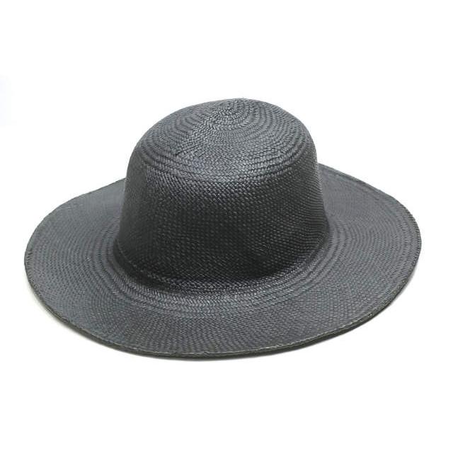 PHINGERIN フィンガリン BENICI HAT パッカブル パナマハット ブラック ロングブリム 帽子 | 