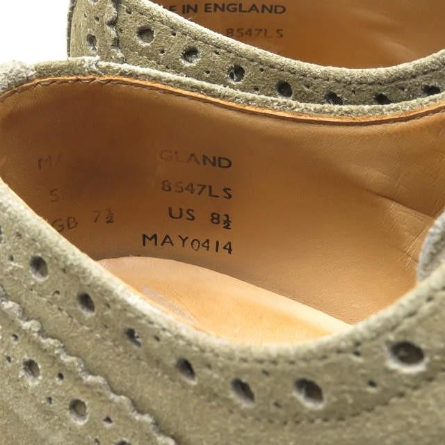 MARK MCNAIRY マークマクナイリー Buck Suede Brougue スエードブローグシューズ US8.5(26.5cm) ベージュ バックス シューズ |  | 08