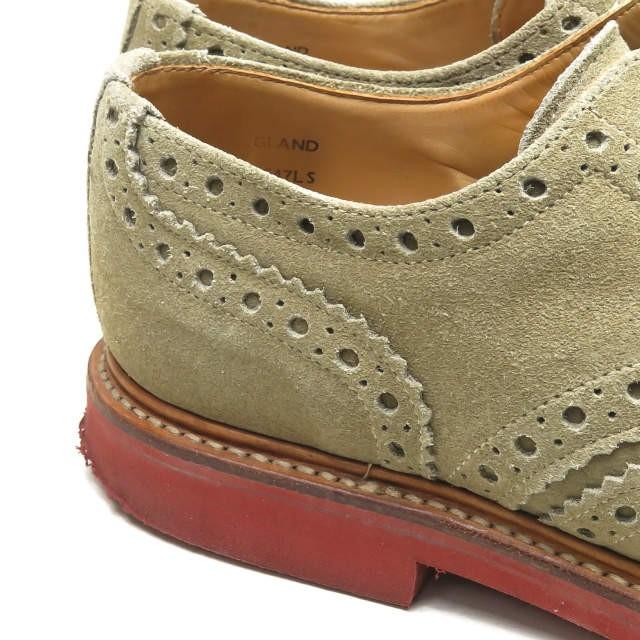 MARK MCNAIRY マークマクナイリー Buck Suede Brougue スエードブローグシューズ US8.5(26.5cm) ベージュ バックス シューズ |  | 09