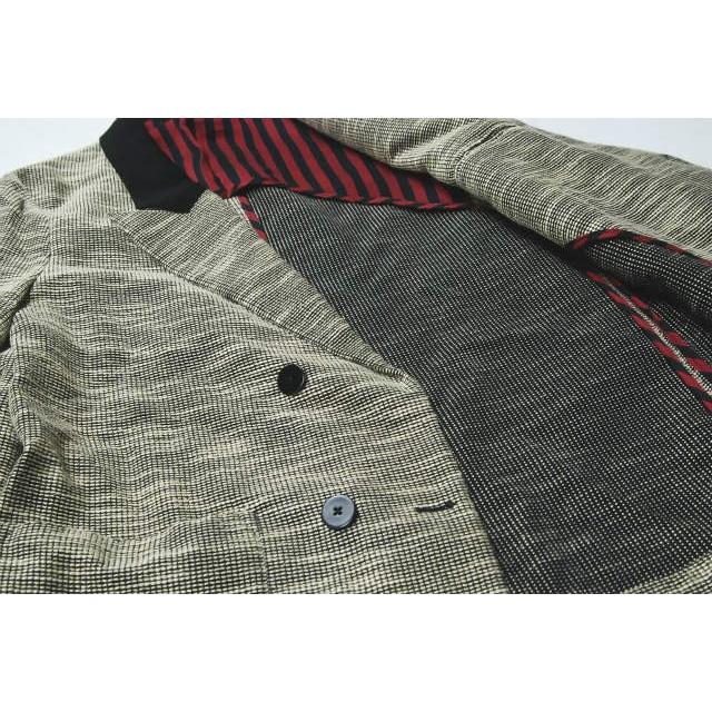 EMiLiANO RiNALDi エミリアーノ リナルディ イタリア製 CHALET JACKET コットンウールジャガード2Bテーラードジャケット 46 |  | 07