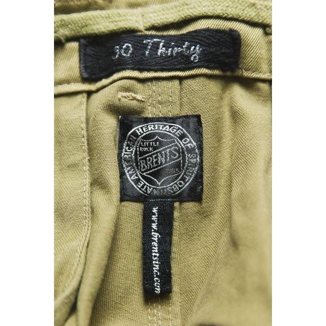 BRENTS ブレンツ コットンツイルカットオフカーゴショーツ 30 カーキ ショーツ ポケット ミリタリー ショートパンツ ボトムス |  | 02