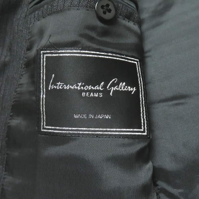 International Gallery BEAMS ビームス ストライプ6Bダブルブレステッドジャケット&ノータックスラックス  42 グレー スーツ |  | 05