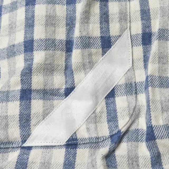 フィンガリン PHINGERIN 日本製 RIBBONED SHIRT ネルチェックボウタイシャツ PD-132-ST-041 S グレー 長袖 リボン コットン トップス |  | 02