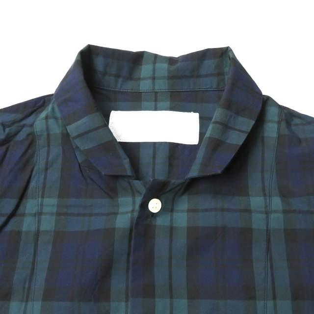 PHINGERIN x BEAUTY&YOUTH フィンガリン 別注 NIGHT SHT ブラックウォッチ ナイトシャツ PD-161-FST-126 S パジャマシャツ |  | 03