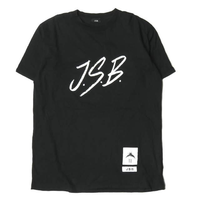 ジェーエスビー J.S.B. ロゴプリントTシャツ 152333 L ブラック 半袖