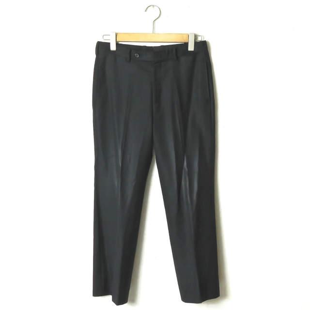 BARNEYS NEWYORK シャドーストライプ2Bテーラードジャケット＆ノータックスラックス 44 ブラック スーツ セットアップ ☆☆mc55690 |  | 03