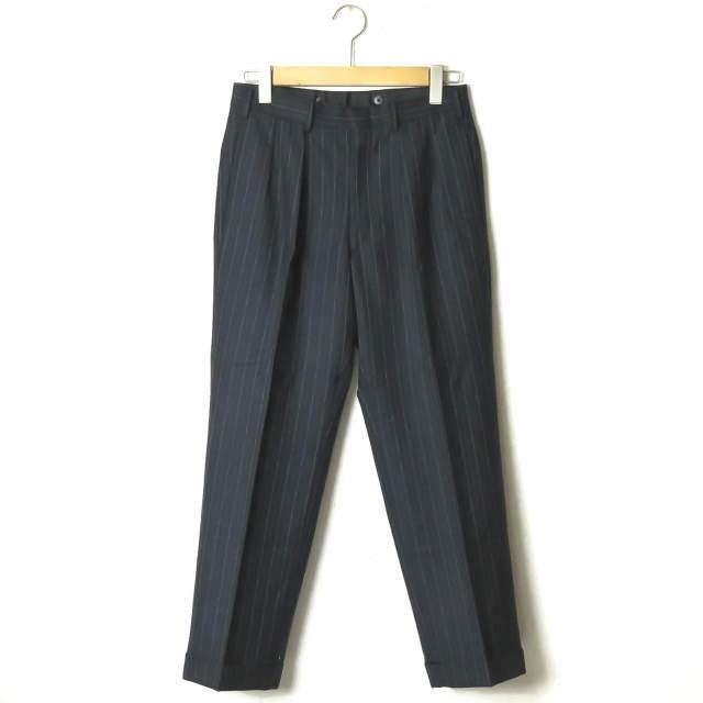 Polo by Ralph Lauren ポロバイラルフローレン ピンストライプ3Bテーラードジャケット&2タックスラックス ネイビー スーツ |  | 03