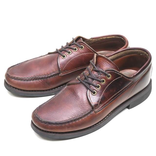 GOKEY COMPANY ゴーキーカンパニー アメリカ製 4アイレットレザーシューズ US9.5(27.5cm) ブラウン モカシン USA  シューズ :mc56241:LOOPヤフーショッピング店 - 通販 - Yahoo!ショッピング