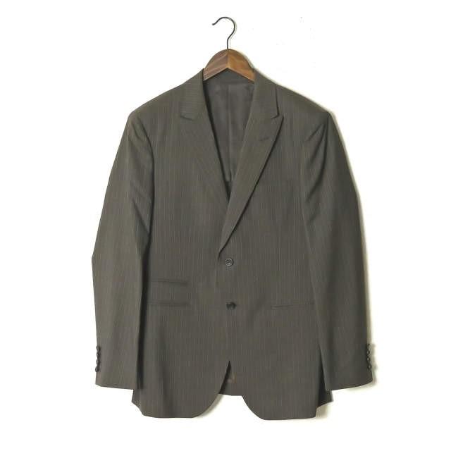 WILD LIFE TAILOR ワイルドライフテーラー LANIFICIO F.LLI CERRUTI ウールストライプ2Bジャケット&1タックスラックス&ジレ |  | 01