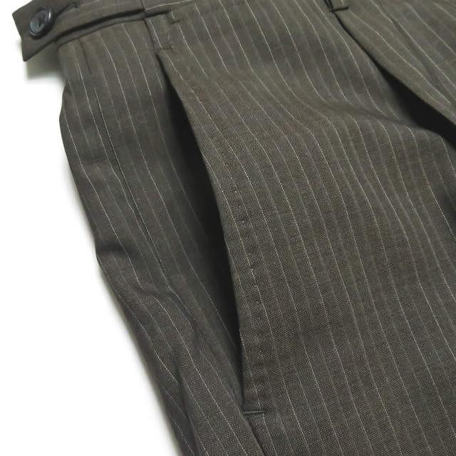 WILD LIFE TAILOR ワイルドライフテーラー LANIFICIO F.LLI CERRUTI ウールストライプ2Bジャケット&1タックスラックス&ジレ |  | 19