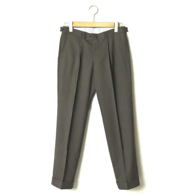 WILD LIFE TAILOR ワイルドライフテーラー LANIFICIO F.LLI CERRUTI ウールストライプ2Bジャケット&1タックスラックス&ジレ |  | 05