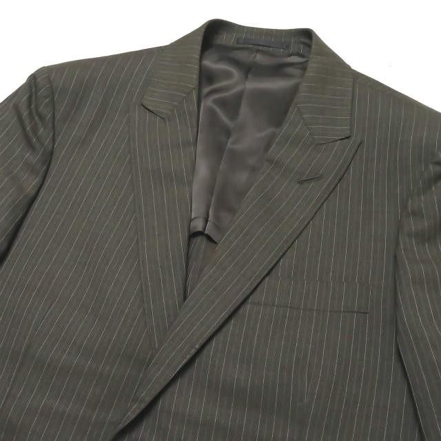 WILD LIFE TAILOR ワイルドライフテーラー LANIFICIO F.LLI CERRUTI ウールストライプ2Bジャケット&1タックスラックス&ジレ |  | 08