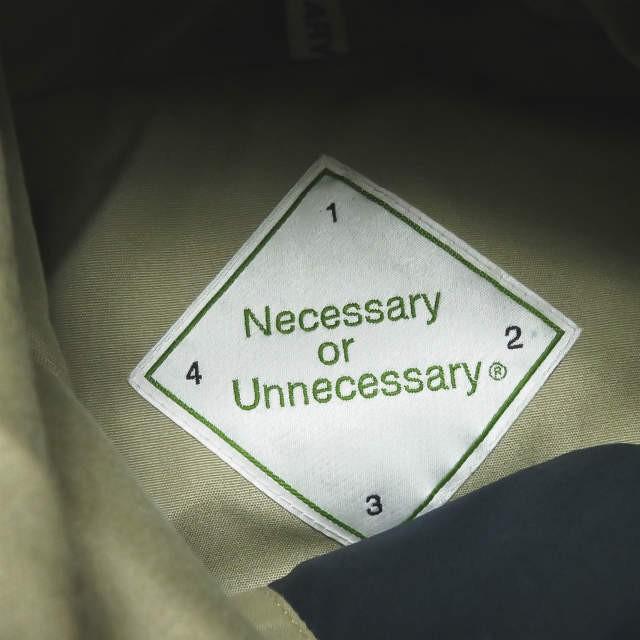 Necessary or unnecessary ネセサリーオアアンネセサリー 日本製 ナイロンロングフーデッドコート 2 ベンチコート マンボラマ |  | 02