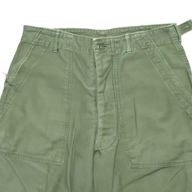 ユーエスアーミー US ARMY SATEEN Trousers コットンサテンベイカー