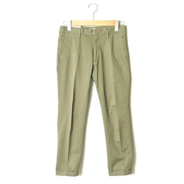 lideal リデアル 日本製 PURE コンパクトチノパンツ 95261004 28 カーキ ストレッチ コットン ボトムス | 