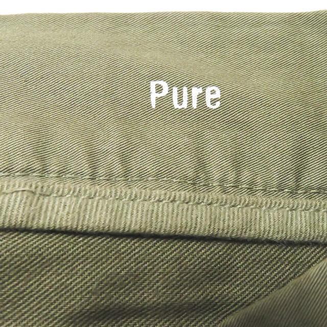 lideal リデアル 日本製 PURE コンパクトチノパンツ 95261004 28 カーキ ストレッチ コットン ボトムス |  | 05