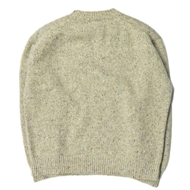 AURALEE オーラリー 16AW 日本製 NEP CASHMERE KNIT P/O ネップカシミアニットプルオーバー A6AP01NC 3  MIX BEIGE