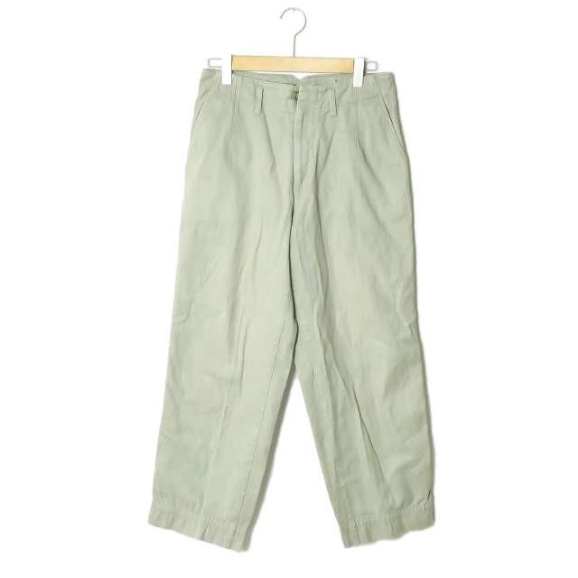 kolor カラー 日本製 コットンヘリンボーン パッカリングパンツ 8SCM