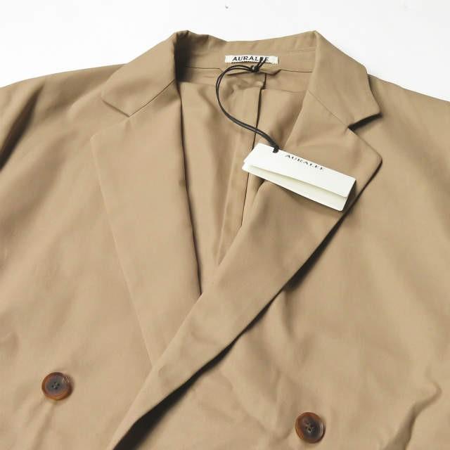 AURALEE オーラリー 19SS HARD TWIST GABARDINE DOUBLE-BREASTED AURALEE オーラリー 19SS HARD TWIST GABARDINE DOUBLE-BREASTED