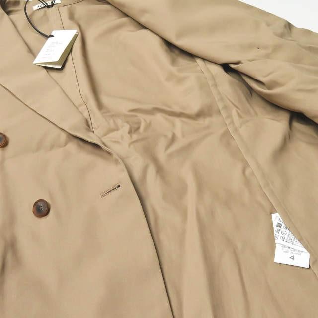 AURALEE オーラリー 19SS HARD TWIST GABARDINE DOUBLE-BREASTED AURALEE オーラリー 19SS HARD TWIST GABARDINE DOUBLE-BREASTED