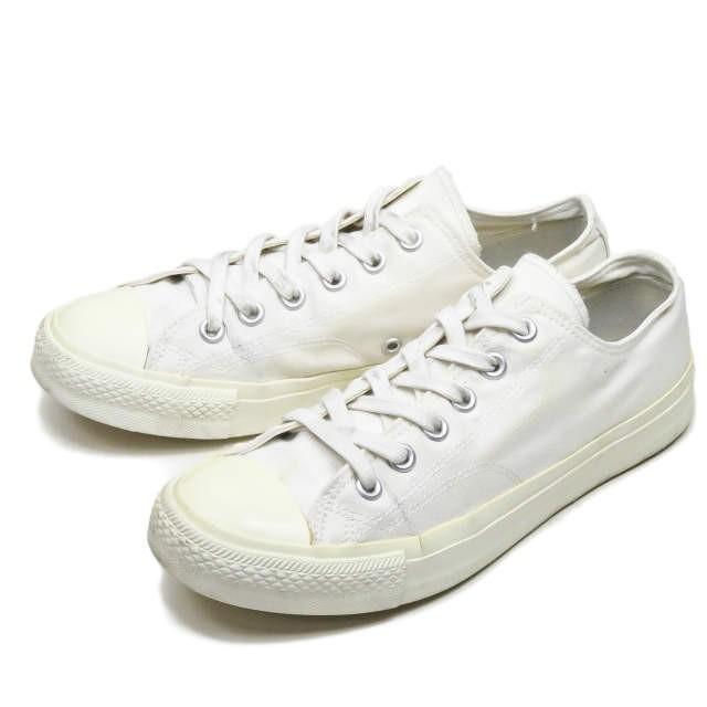 KATO x MOONSTAR カトー ムーンスター 別注 日本製 キャンバスレースアップスニーカー 25.5cm ナチュラル バルカナイズ スニーカー シューズ | 