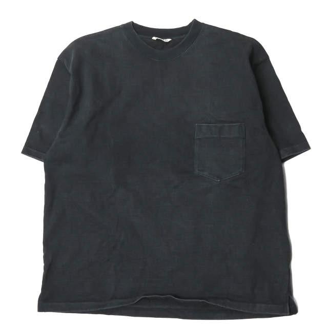 Auralee オーラリー　スタンドアップT サイズ5 black AURALEE オーラリー 日本製 STAND-UP TEE スタンドアップTシャツ