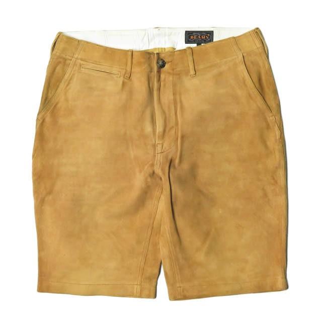 ブラウン系 M驚きの価格 未使用 山羊革スエード ショートパンツ ショートパンツ パンツブラウン系m 12 175 Eur Artec Fr