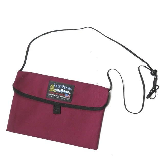タフトラベラー Tough Traveler アメリカ製 FLAP NECK POUCH フラップネックポーチ パープル サコッシュ ミニショルダーバッグ カバン | 