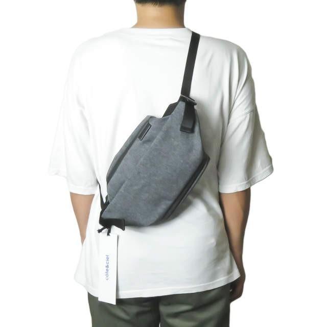 コートエシエル Cote&Ciel ISARAU SMALL ECO YARN BLACK MELANGE エコヤーンボディバッグ グレー ブラック メランジ ショルダー カバン |  | 03