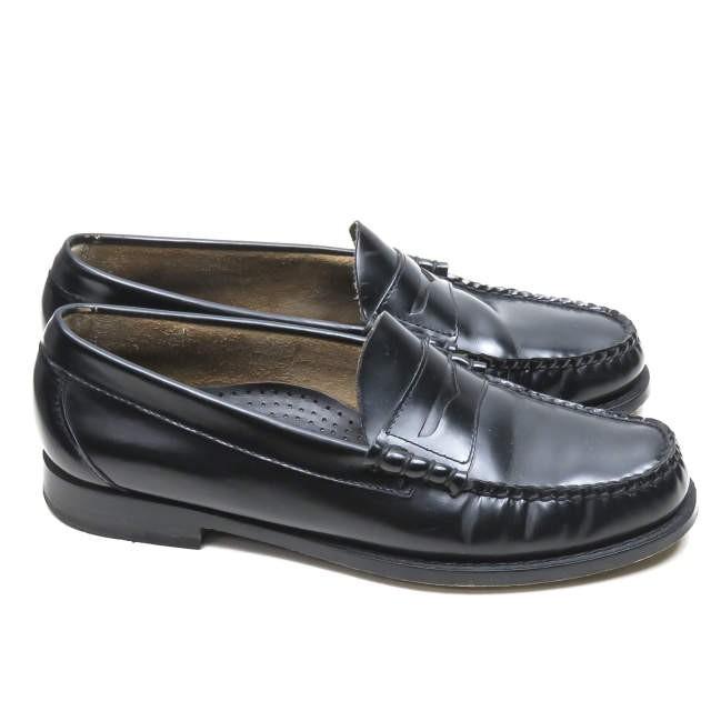 ジーエイチバス G.H. Bass Larson  ラーソン ペニーローファー US7(25cm) ブラック コイン Weejuns レザー シューズ |  | 03