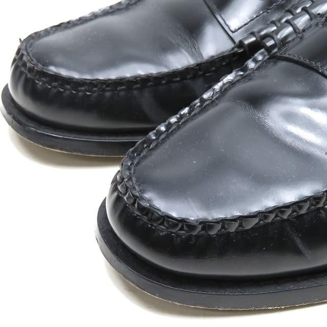 ジーエイチバス G.H. Bass Larson  ラーソン ペニーローファー US7(25cm) ブラック コイン Weejuns レザー シューズ |  | 04