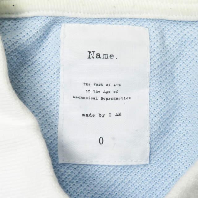 Name. ネーム 19SS 日本製 DOLMAN SLEEVE POLO 鹿の子ドルマンスリーブポロシャツ NMCU-19SS-014 0 サックスブルー コットン トップス |  | 02