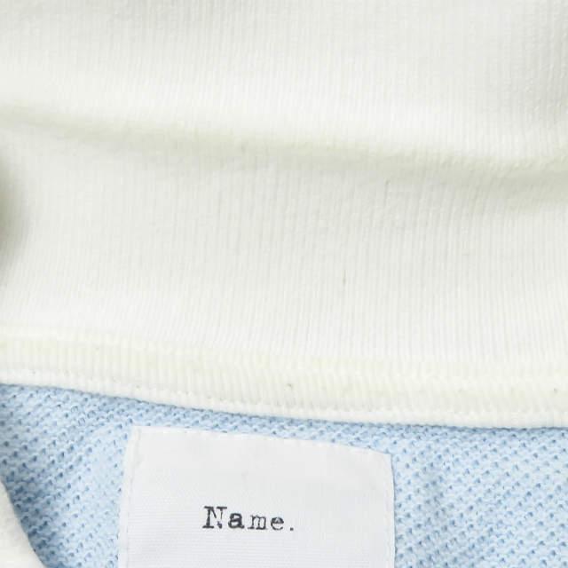 Name. ネーム 19SS 日本製 DOLMAN SLEEVE POLO 鹿の子ドルマンスリーブポロシャツ NMCU-19SS-014 0 サックスブルー コットン トップス |  | 03