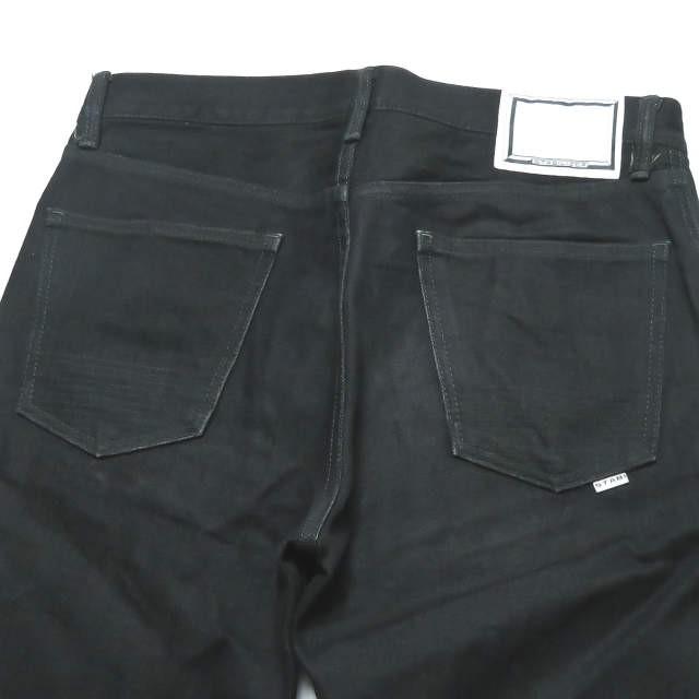 スタビライザー STABILIZER GNZ 日本製 0-12 TIGHT TAPERED タイトテーパード ブラックデニムパンツ W32 5P ジップフライ スリム ボトムス |  | 06
