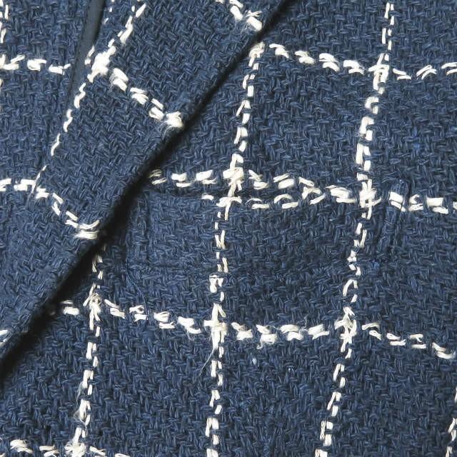 ジャーナルスタンダード トライセクト JOURNAL STANDARD TRISECT x JOHN BRANIGAN WEAVERS 別注 ウインドウペーンコットンニットジャケット L |  | 04