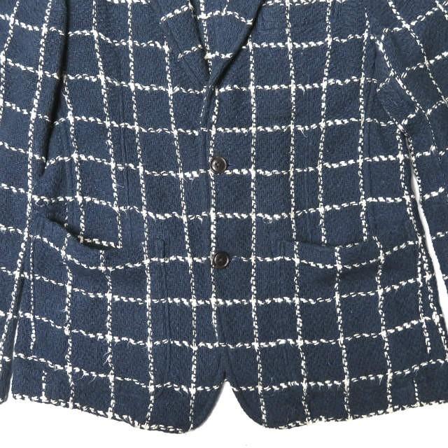 ジャーナルスタンダード トライセクト JOURNAL STANDARD TRISECT x JOHN BRANIGAN WEAVERS 別注 ウインドウペーンコットンニットジャケット L |  | 06