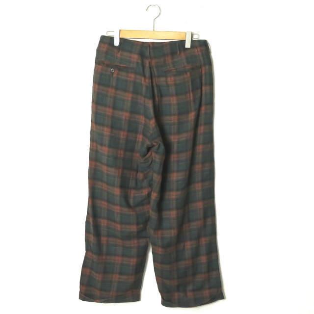 Fill The Bill フィルザビル 17aw 日本製 Flannel Check Trouser フランネルチェックトラウザーパンツ Ftb 17aw 10 1 グリーン Mc Mc Loopヤフーショッピング店 通販 Yahoo ショッピング