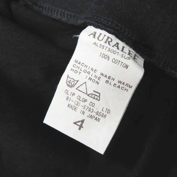 オーラリー AURALEE 日本製 STAND-UP TEE スタンドアップTシャツ
