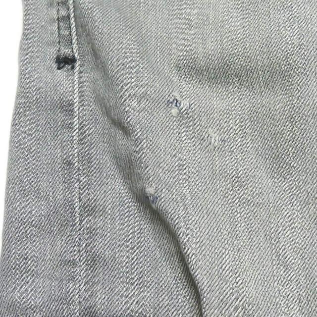 ディーゼル DIESEL THOMMER L.30 クラッシュ加工 スキニーデニムパンツ W26 グレー SLIM-SKINNY カットオフ ジーンズ ボトムス |  | 04