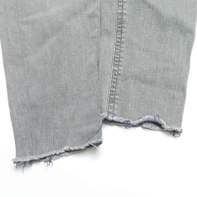 ディーゼル DIESEL THOMMER L.30 クラッシュ加工 スキニーデニムパンツ W26 グレー SLIM-SKINNY カットオフ ジーンズ ボトムス |  | 08