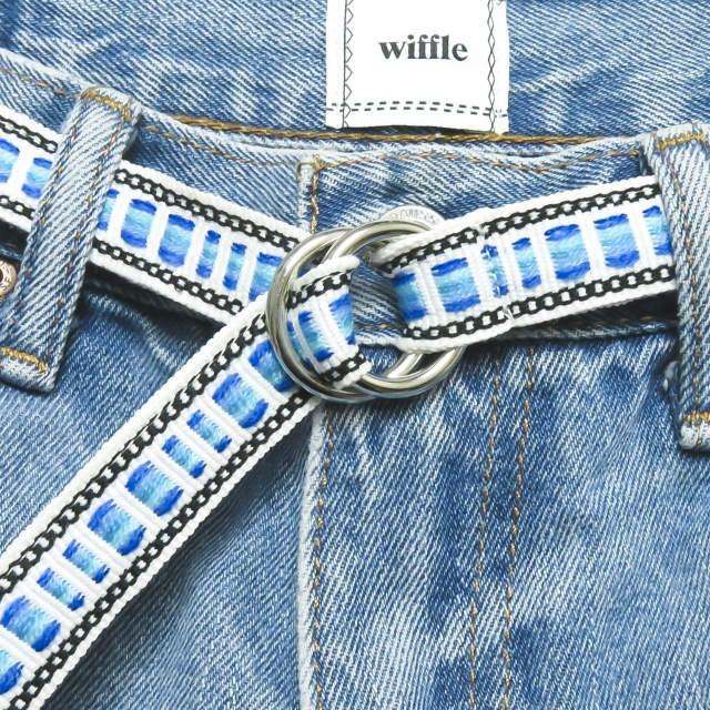 ウィッフル WIFFLE ベルト付き リメイクデニムパンツ 19-SWFFDS-001 L ブルー LEVI'S リーバイス ボトムス |  | 03