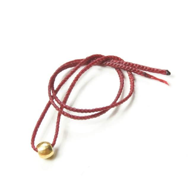 ヤージ ya-ji 紐ピアス ゴールド レッド アクセサリー : LOOP ヤージ ya-ji 紐ピアス ゴールド レッド アクセサリー : LOOP