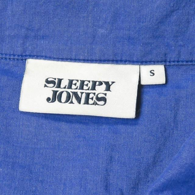 スリーピージョーンズ SLEEPY JONES コットンラインポケットパジャマシャツ  S ブルー 長袖  トップス |  | 02