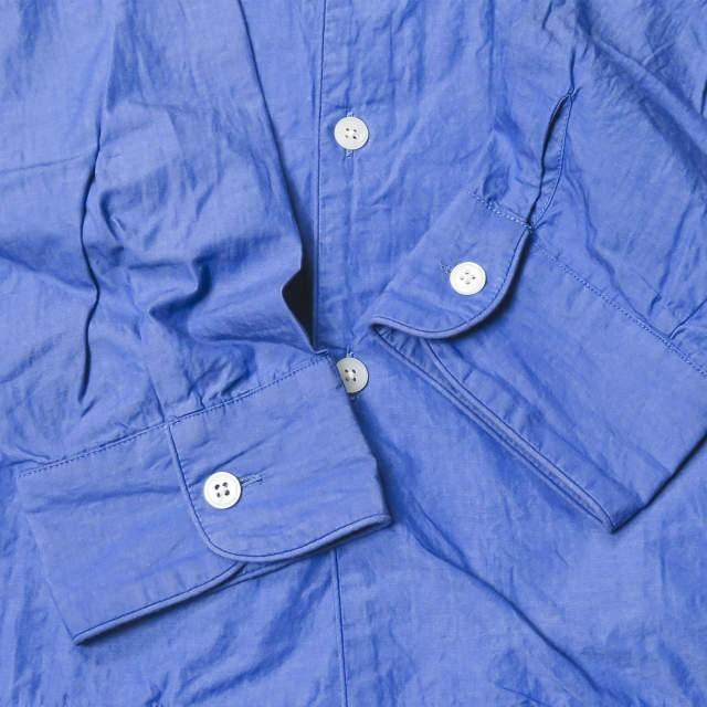 スリーピージョーンズ SLEEPY JONES コットンラインポケットパジャマシャツ  S ブルー 長袖  トップス |  | 05