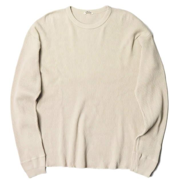 オーラリー AURALEE 17AW HARD TWIST HEAVY WAFFLE P/O ハードツイスト 