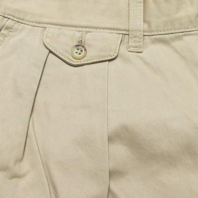 ビームスプラス BEAMS PLUS 日本製 2プリーツチノワイドアンクル