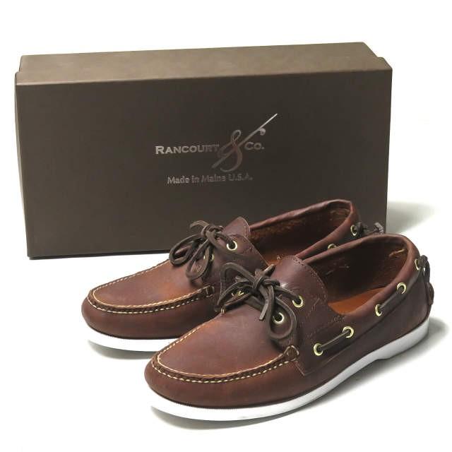 ランコート ビームスプラス RANCOURT x BEAMS PLUS 2EYE BOAT MOCCASINS ボートモカシン 5151-20 US7.5D(25.5cm) ブラウン 20周年記念 デッキシューズ | 