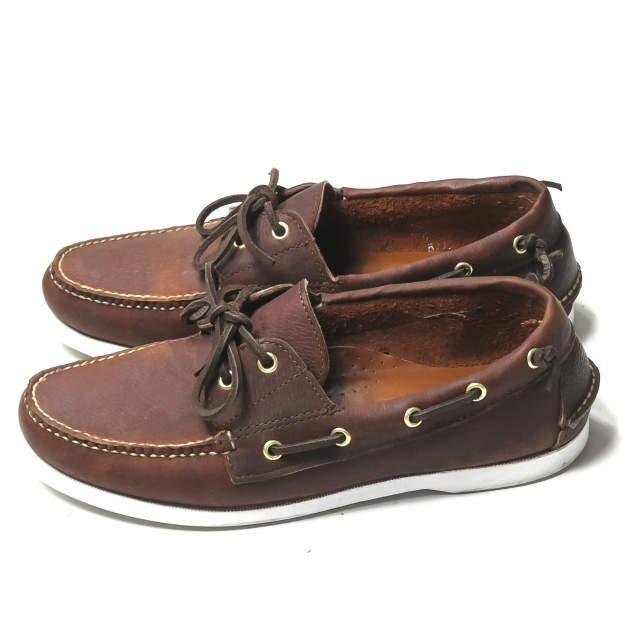 ランコート ビームスプラス RANCOURT x BEAMS PLUS 2EYE BOAT MOCCASINS ボートモカシン 5151-20 US7.5D(25.5cm) ブラウン 20周年記念 デッキシューズ |  | 01