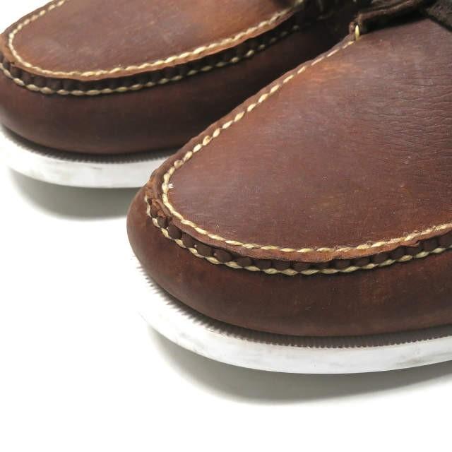 ランコート ビームスプラス RANCOURT x BEAMS PLUS 2EYE BOAT MOCCASINS ボートモカシン 5151-20 US7.5D(25.5cm) ブラウン 20周年記念 デッキシューズ |  | 04