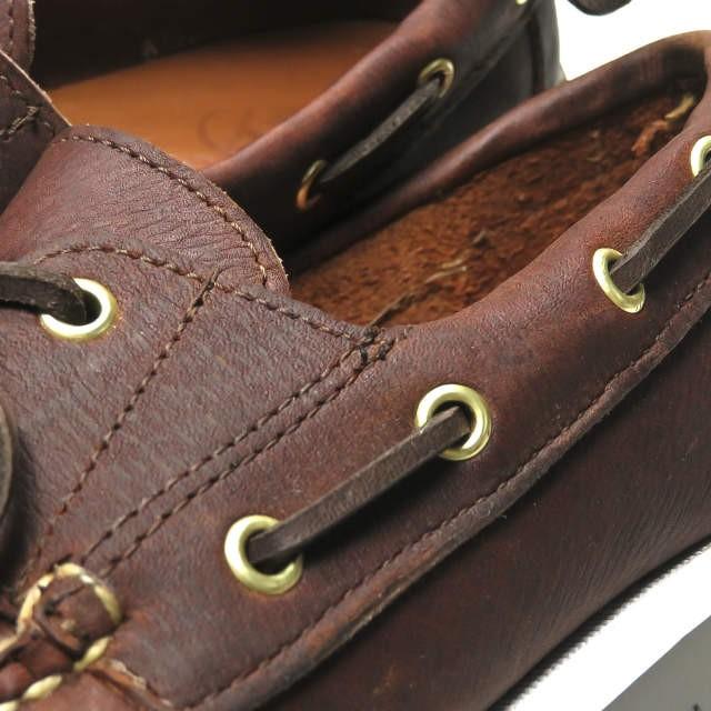 ランコート ビームスプラス RANCOURT x BEAMS PLUS 2EYE BOAT MOCCASINS ボートモカシン 5151-20 US7.5D(25.5cm) ブラウン 20周年記念 デッキシューズ |  | 05